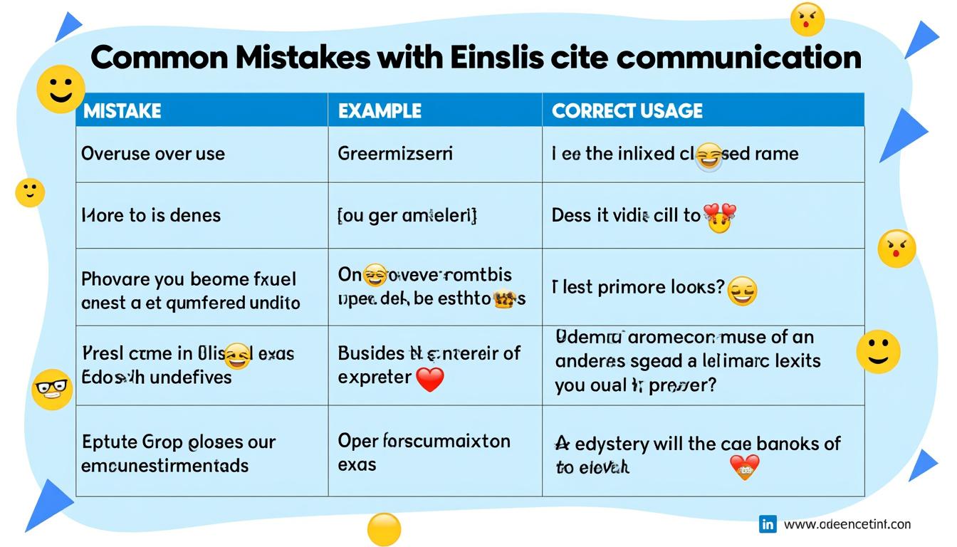 découvrez les erreurs courantes à éviter avec les emoji sur linkedin et obtenez des conseils pratiques pour optimiser leur utilisation dans votre communication professionnelle.