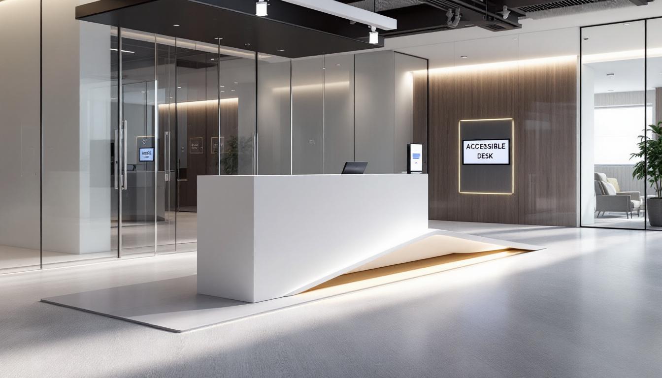 découvrez comment réussir l'aménagement d'une banque d'accueil pmr dans vos bureaux pour garantir accessibilité, confort et conformité aux normes.