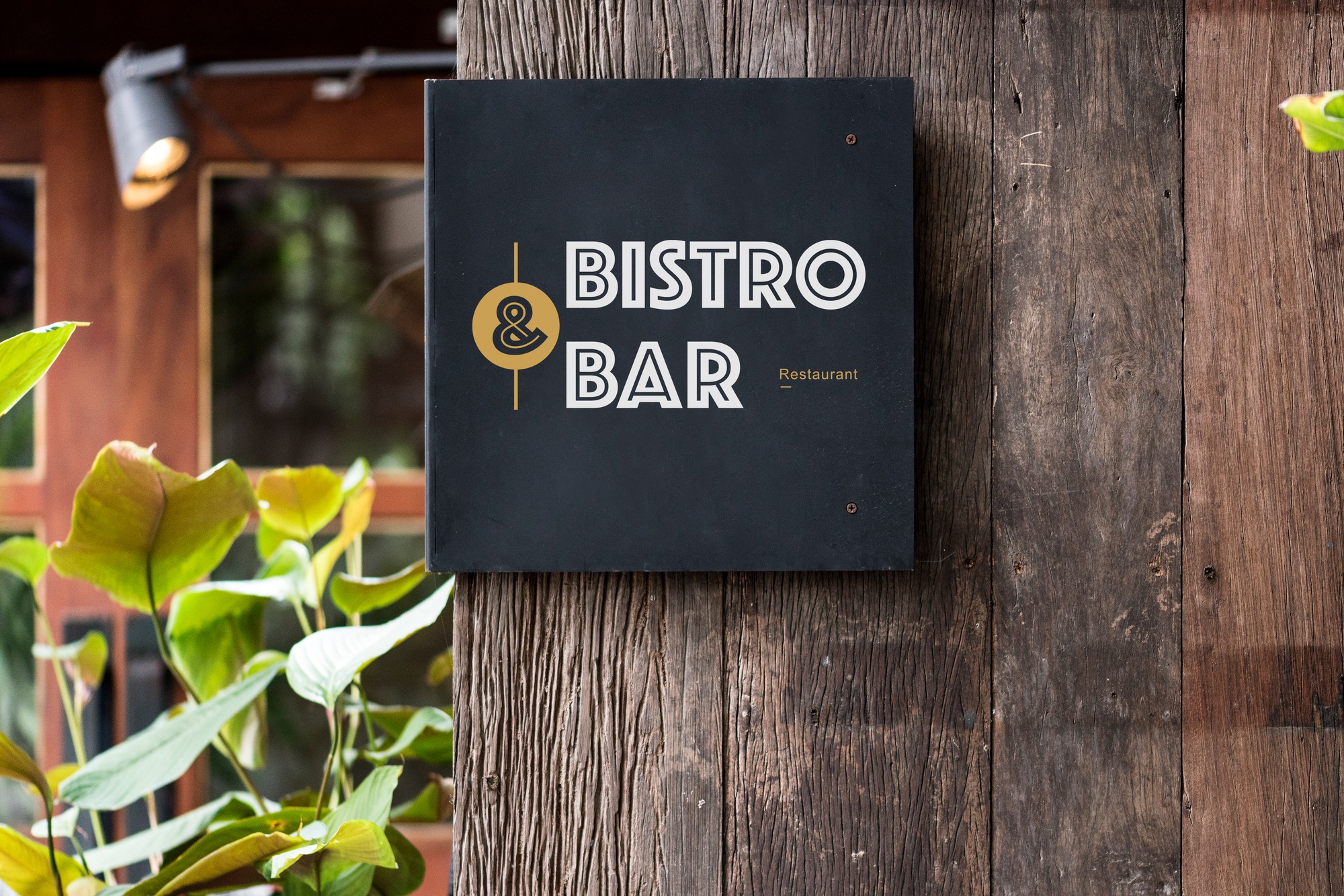 Mockup signage
