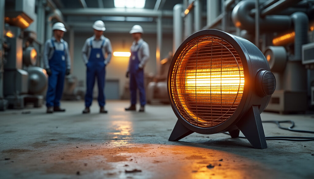 Pourquoi opter pour un chauffage industriel rond 3 000 W cet hiver