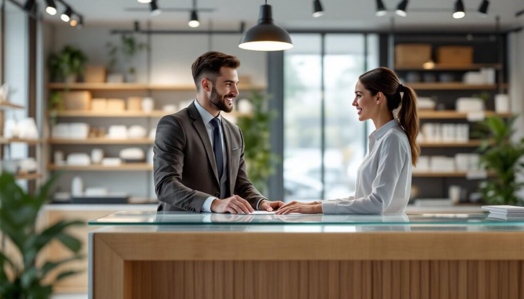 Les avantages d’opter pour une banque d’accueil pour commerce moderne et efficace