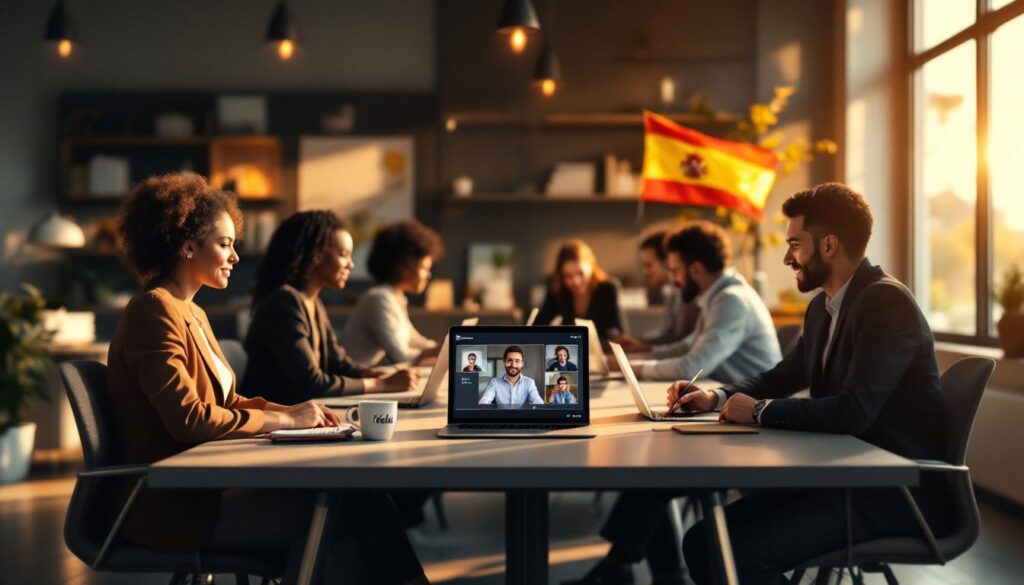 Pourquoi une formation espagnol en ligne est idéale pour les professionnels