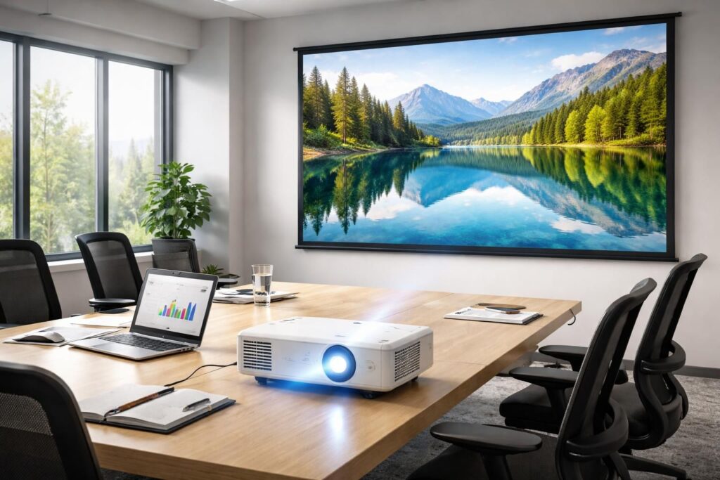 Présentations pro : quelle résolution choisir pour un vidéoprojecteur de bureau ?