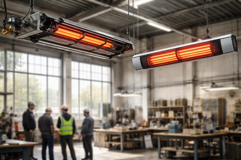 Chauffage d’entreprise : tube radiant gaz ou électrique, comment choisir selon vos besoins