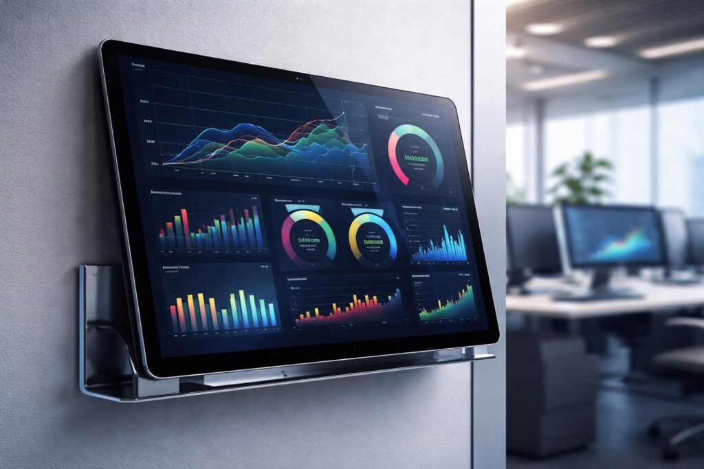 Du KPI au mur : transformer une tablette tactile en écran de pilotage en temps réel