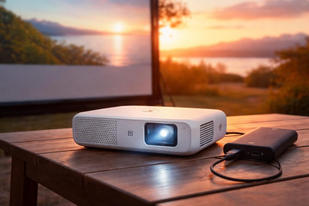 Epson portable : luminosité, autonomie et poids, guide 2026