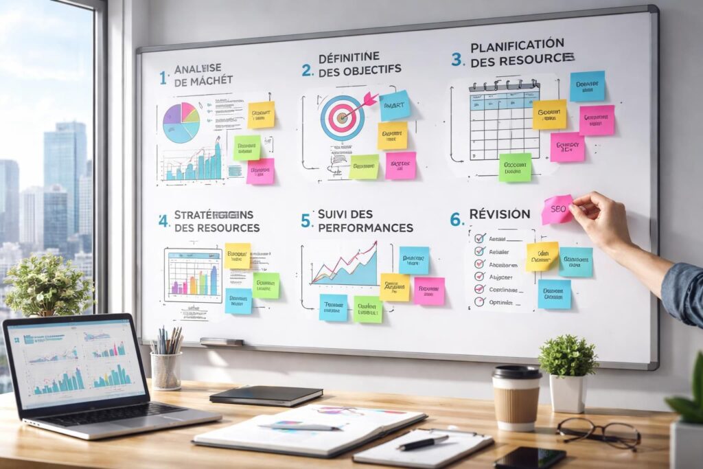 Plan d’action commerciale : étapes clés