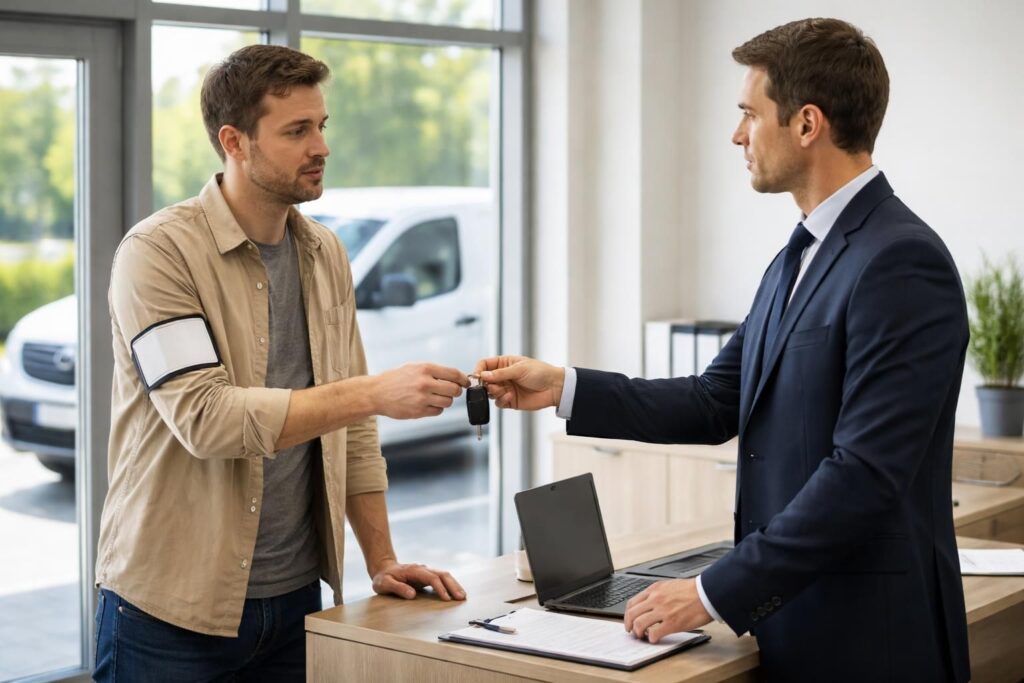 Restitution du véhicule de service pendant un arrêt maladie : ce que dit la loi