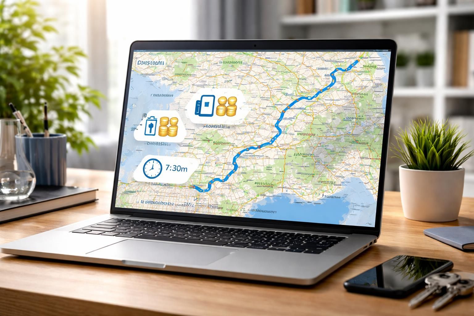 calculez votre itinéraire personnalisé avec michelin et obtenez un trajet détaillé incluant les coûts estimés pour un voyage optimisé et économique.